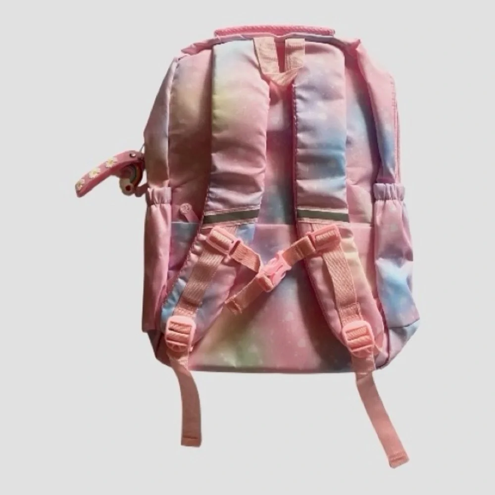 NWT-KIDDOBACK-GIRLS PINK AND BLUE BACKPACK